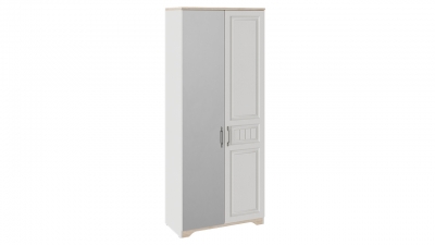 Шкаф для одежды с 1 глухой 1 зеркальной дверью левый «Тоскана»