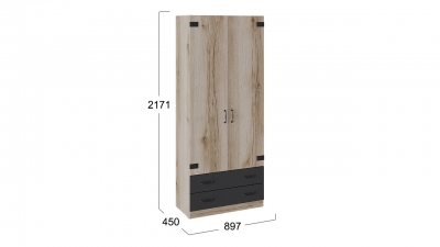 Шкаф для одежды комбинированный «Окланд»