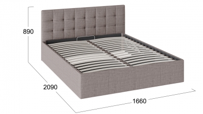Кровать с ПМ «Эмма» (с подъемным механизмом)